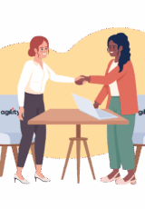 2 people agreeing on a job